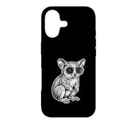 Custodia per iPhone 17 Cool Galago Occhiali Disegno Bush Baby