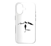 Custodia per iPhone 17 Cool Lone Man Walking to the Mountains Design Gift Uomo Donna