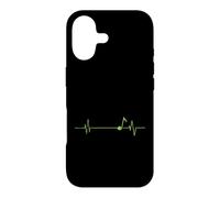 Custodia per iPhone 17 Cool Music Notes Heartbeat
