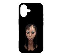 Custodia per iPhone 17 Cool Scary Halloween Ugly Girl Illustration Graphic Designs