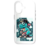 Custodia per iPhone 17 Cool Skate Dino Baby Dinosaur Cartoon for Kids