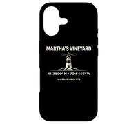 Custodia per iPhone 17 Coordinate del faro di Marthas Vineyard Massachusetts
