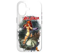 Custodia per iPhone 17 Copertina a fumetti rossa di Sonja Marc Silvestri She-Devil Woman Warrior