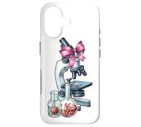 Custodia per iPhone 17 Coquette Bow Biologia molecolare DNA Geni Biologia cellulare Ragazza