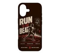 Custodia per iPhone 17 Corri al ritmo Christian Running Faith Music Cross