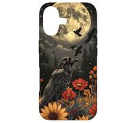 Custodia per iPhone 17 Corvo Notte Stelle Boho Corvo Luna Piena Fiori