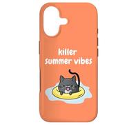 Custodia per iPhone 17 Cosy Mystery Cosy Crime Cat Sleuth Killer Summer Vibes