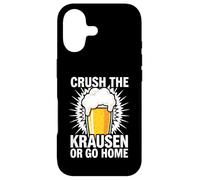 Custodia per iPhone 17 Craft Beer Homebrewer Crush The Krausen Or Go Home