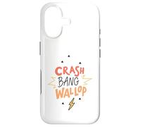 Custodia per iPhone 17 Crash Bang Wallop Lightning Laugh Logo Stampa Frase