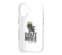 Custodia per iPhone 17 Crazy Mole Lady Animal Tumulo