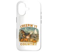 Custodia per iPhone 17 Creepin’ It Country Cute Farm Halloween Animals