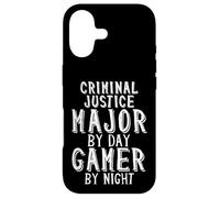 Custodia per iPhone 17 Criminal Justice Major By Day Gamer By Night Criminology