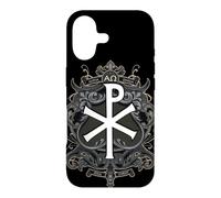 Custodia per iPhone 17 Cristogramma Gesù Cristo Simbolo Chi Ro Alpha Omega Cattolico