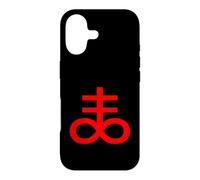 Custodia per iPhone 17 Croce Leviatano Zolfo Nero Simbolo Magia Occulta Satanica