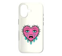 Custodia per iPhone 17 Crying Heart Tattoo - Traditional Old School Tattooed Inked