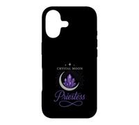 Custodia per iPhone 17 Crystal Moon Sacerdotessa Mistica Fase Lunare Strega Estetica