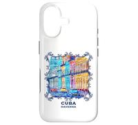 Custodia per iPhone 17 Cuba scena di strada dell'Avana Auto d'epoca Musica Souvenir