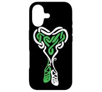 Custodia per iPhone 17 Cuore con nodo celtico irlandese Step Dancing