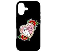 Custodia per iPhone 17 Cuore fantasma Be My Boo Roses