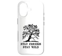 Custodia per iPhone 17 Curious Stay Inspirationa Wild Tree Silhouette Nature Lover