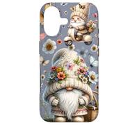 Custodia per iPhone 17 Cute Butterfly Accessories For Girls Floral Wildflower Gnome