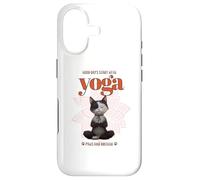 Custodia per iPhone 17 Cute Cat Yoga Spiritual Meditation Zen Balance Namaste OM