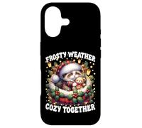 Custodia per iPhone 17 Cute Christmas Kitten In Cozy Cat Bed For Sweater Weather