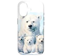 Custodia per iPhone 17 Cute Christmas Polar Bear