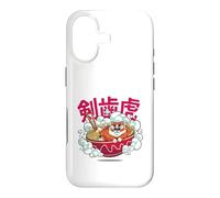 Custodia per iPhone 17 Cute Chubby Tiger Ramen Noodle Bowl Japanese Foodie Lover