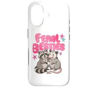 Custodia per iPhone 17 Cute Feral Besties Raccoon Opossum Art