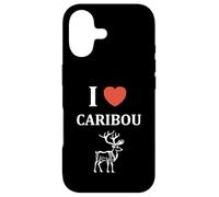 Custodia per iPhone 17 Cute Funny caribous animals little simple i love caribou