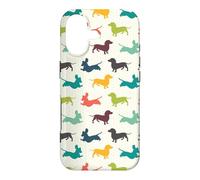 Custodia per iPhone 17 Cute Funny Womens Jumping Multicolor Dachshund Lover Pattern