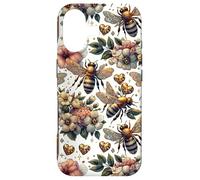 Custodia per iPhone 17 Cute Heart And Flower Pattern For Women With Honey Bees