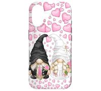 Custodia per iPhone 17 Cute Heart Pattern For Wedding Mr. Groom Mrs. Bride Gnome