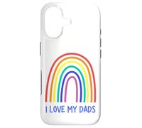 Custodia per iPhone 17 Cute I Love My Daddies Rainbow Family Two Fathers 2 Daddies