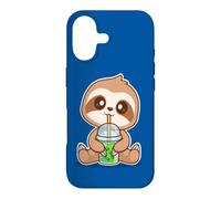 Custodia per iPhone 17 Cute Kawaii Womens Kids Girls Boba Bubble Tea Sloth Lover