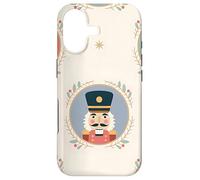 Custodia per iPhone 17 Cute Pink Christmas Nutcracker Ballet Blue & Pink Nutcracker