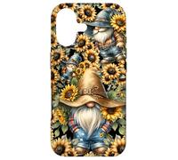 Custodia per iPhone 17 Cute Sunflower Gnome Patterns For Women Spring And Summer