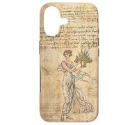 Custodia per iPhone 17 Cute Vintage Wild Flower Motif Antique Fairycore Aesthetic