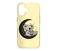 Custodia per iPhone 17 Cute Womens Girls Kids Kawaii Lunar Moon Space Koala Bear