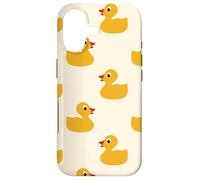 Custodia per iPhone 17 Cute Yellow Rubber Duck Little Bath Toy Black
