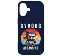 Custodia per iPhone 17 Cyborg Cappuccino Assassino Italiano Brainrot Meme Bambini Ragazzi