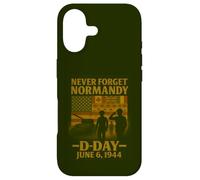 Custodia per iPhone 17 D-Day 82 ° anniversario 1944-2025 Omaggio alla memoria veterano