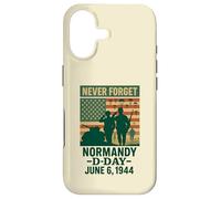 Custodia per iPhone 17 D-Day 82° Anniversario Normandia 1944 Militare Tributo Uomini