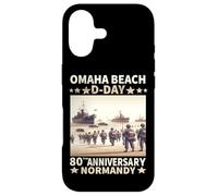 Custodia per iPhone 17 D-day Omaha Beach 1944 Normandy D-day 80th Anniversary