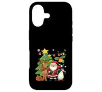 Custodia per iPhone 17 Dabbing Babbo Natale renna pinguino ragazzi bambini Natale divertente