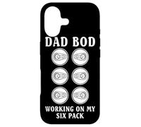 Custodia per iPhone 17 Dad Bod Working On My Six Pack Funny Drinking Team Beer