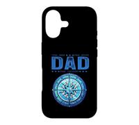 Custodia per iPhone 17 Dad The Man Myth Legend Cool Nautical Compass Festa del papà