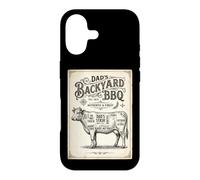 Custodia per iPhone 17 Dad's Backyard BBQ Mucca Taglia Macellaio Grafico Divertente Grigliare