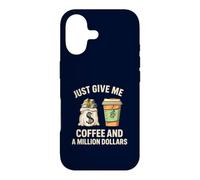 Custodia per iPhone 17 Dammi solo un caffè e un milione di dollari Funny Money Lover